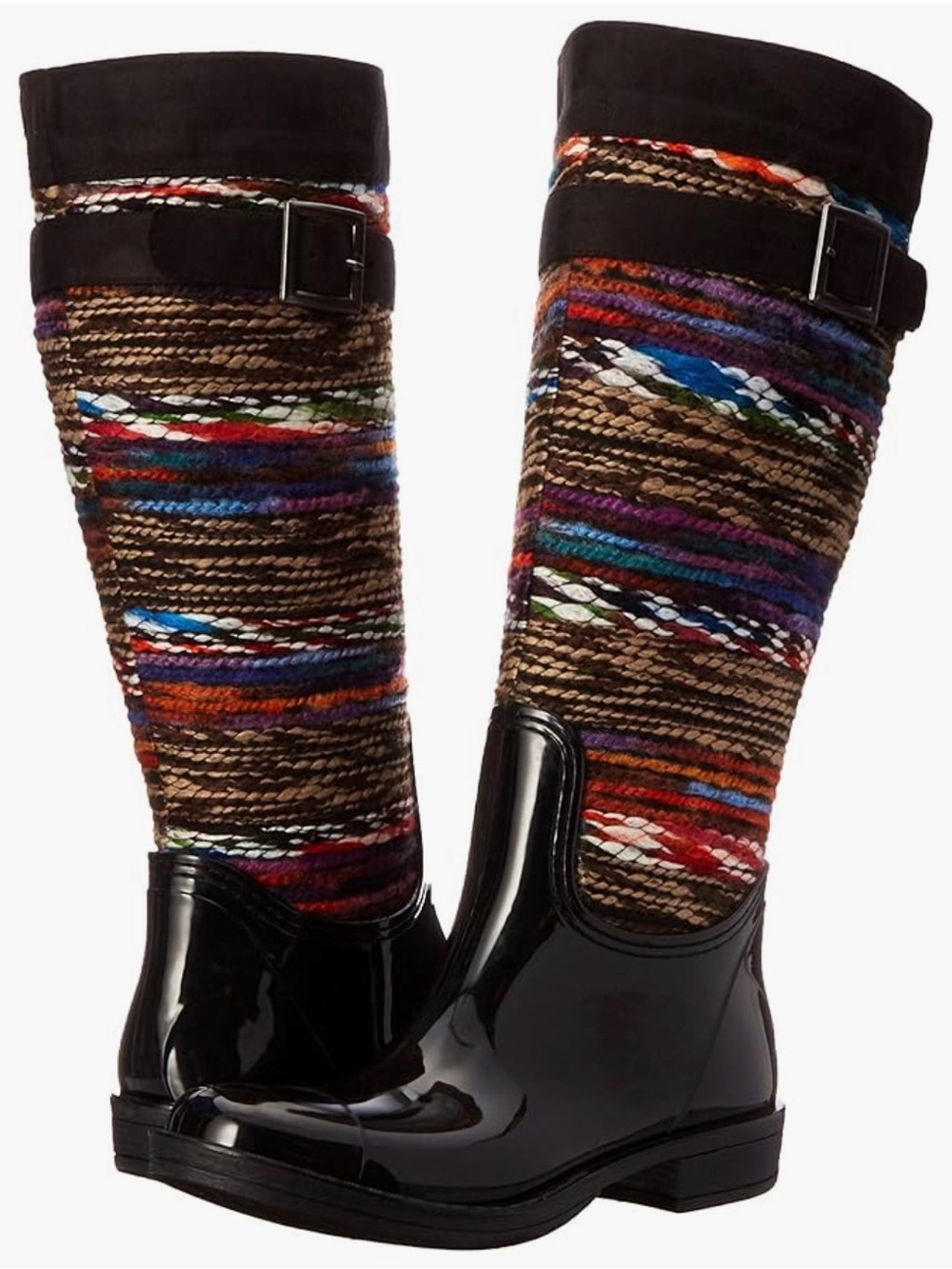 Nomad Chopper Multicolor Knit Rain Boots Size 9 (EU 39)